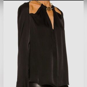 Jonathan Simkhai Black Cut Out Blouse